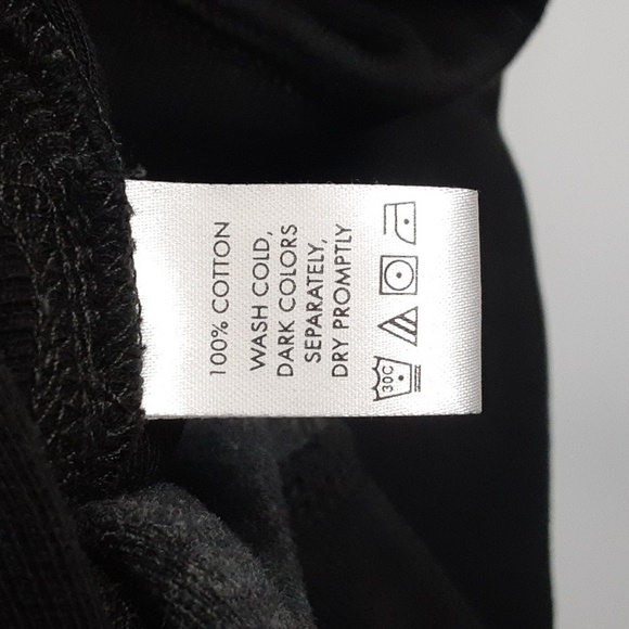 Calvin Klein Men's Color Block Black & Gray 3/4 Button Down Ribbed Sweater - Picture 8 of 9